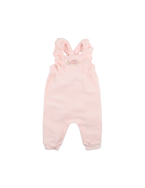 BÉBÉ - COCO VELOUR - OVERALL - PEACHY PINK