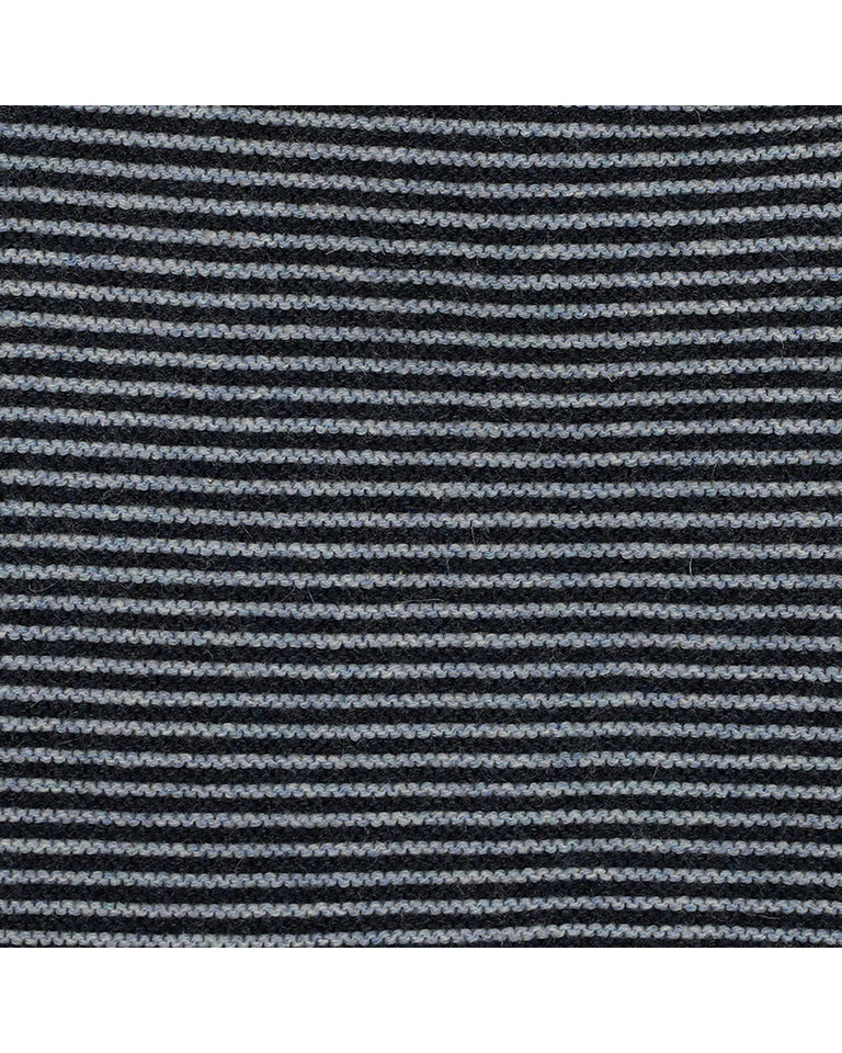 BÉBÉ - STRIPE KNIT PANTS - BLUE