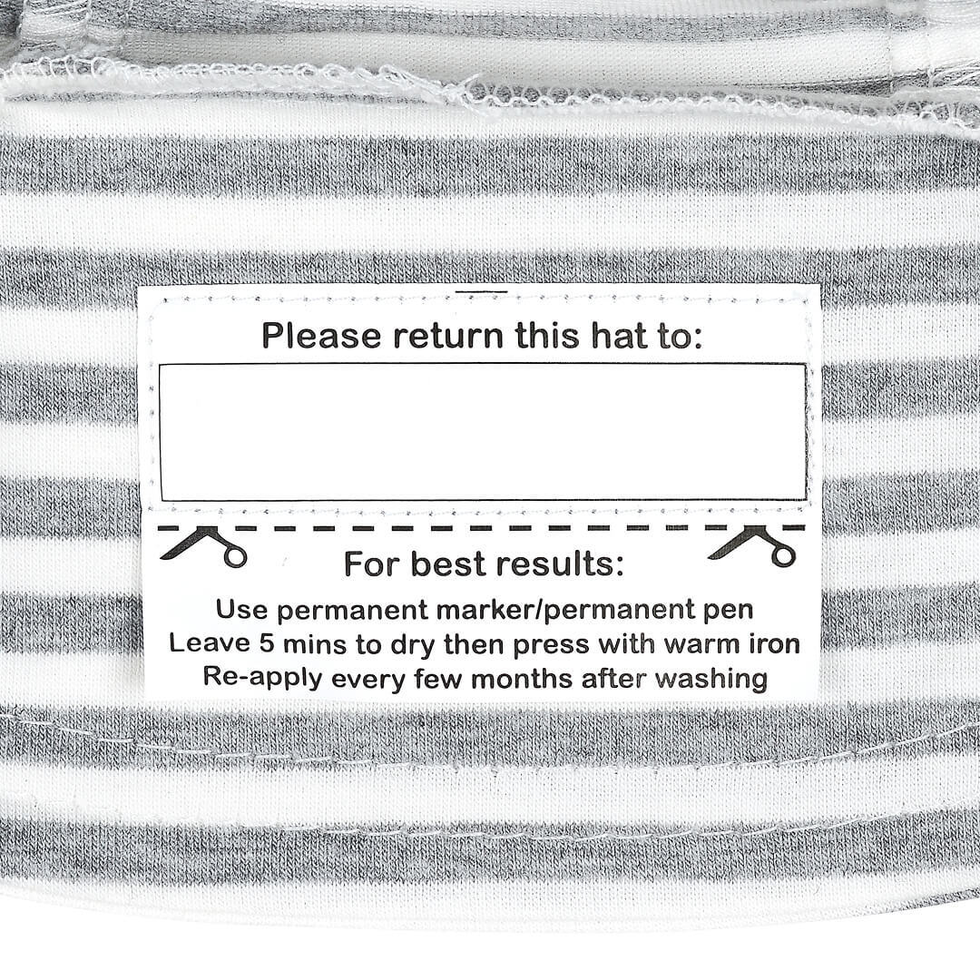 Grey Stripe - Classic Bucket Sun Hat