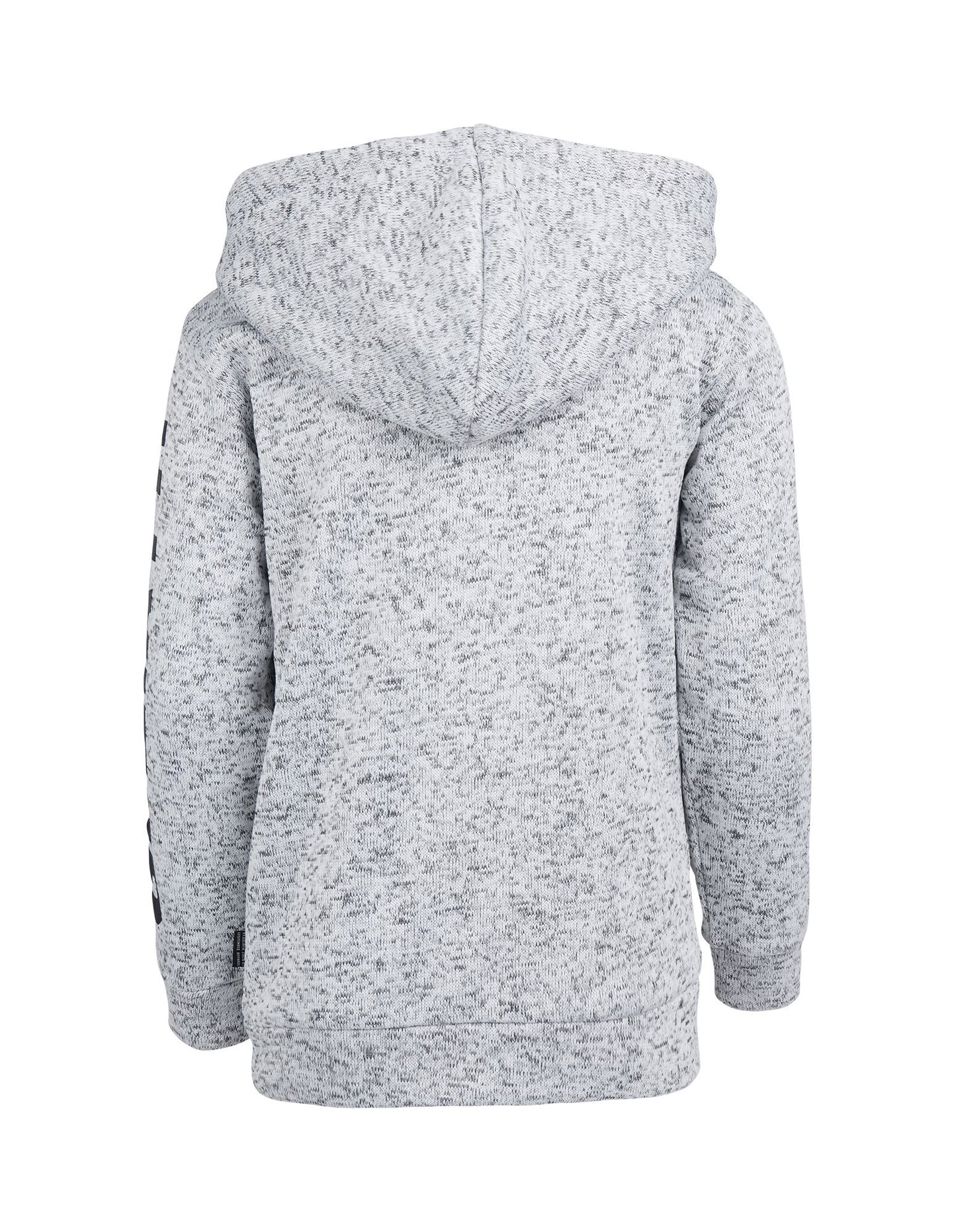 HAYMES HALF ZIP HOODY GREY 8-16