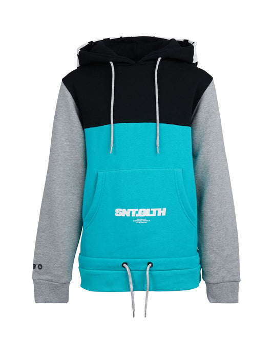 HIDDEN HOODY TEAL 3-7