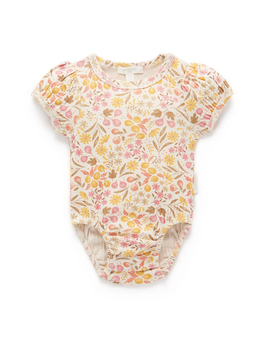 Floral Short Rib Bodysuit