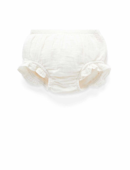 Crinkle Ruffle Bloomers - Cloud